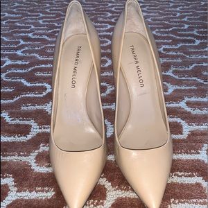 Tamara Mellon rebel heels in honey capretto